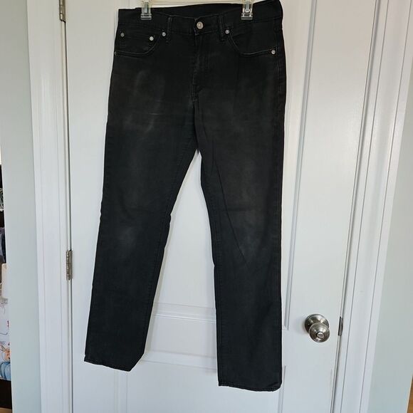 Levi's Men's 511 White Tab‎ Stretch Jean, Black, 33x32, Some Fading GUC - Picture 6 of 14